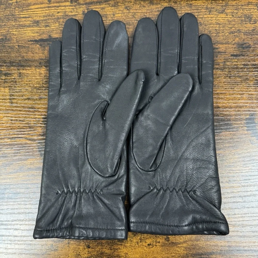 Vintage‎ Fownes Woman's Genuine Leather Gloves Size 7 WPL 9522 Lined